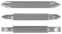 Set capete de şuruberlniţă cu două vârfuri, 3 buc. ― UNELTE STORE - Magazin Online