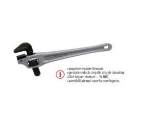 Cleşti U.S. STILLSON pentru ţevi cu gură la 90°, corp din aliaj uşor 450 ― UNELTE STORE - Magazin Online