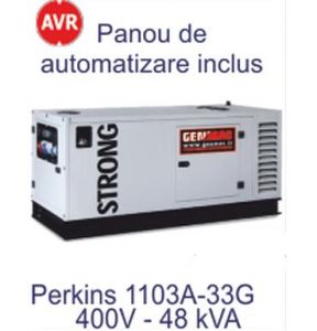 Generator diesel trifazat[max 48kVA],motor PERKINS, G45PSM